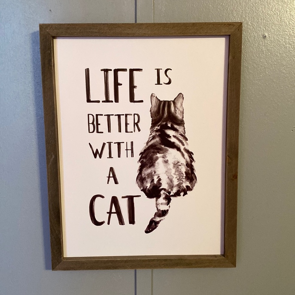cute cat wall decor